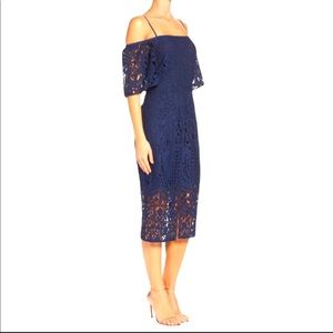 Chelsea28 NWT Navy Blue Lace Dress